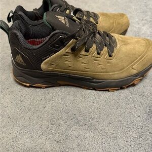 Men's Olive and Black Athletic Shoes